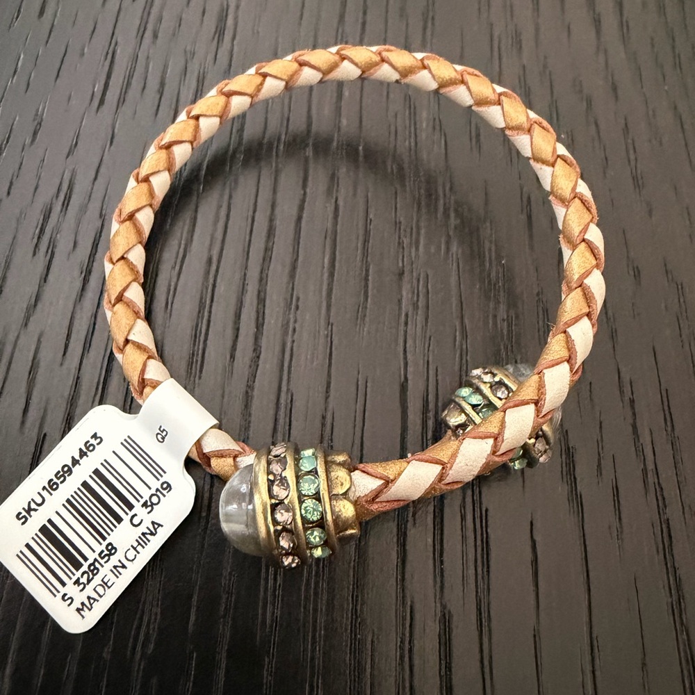 Ann Taylor Gold and Brown Braided Bracelet - Picture 4 of 4